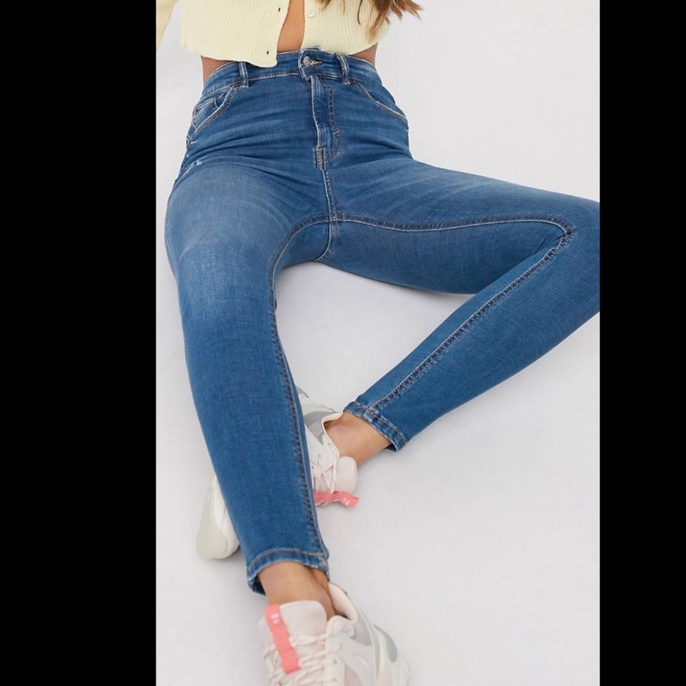 Pull&Bear High Waisted Skinny Jeans